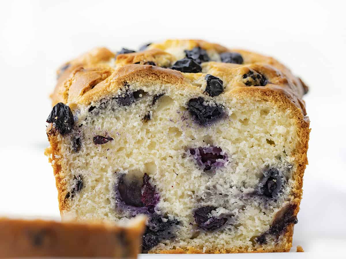 Loaf of Blueberry Bread