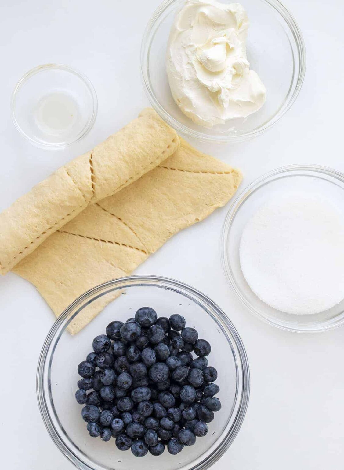 Blueberry Cream Cheese Crescent Bites i am baker