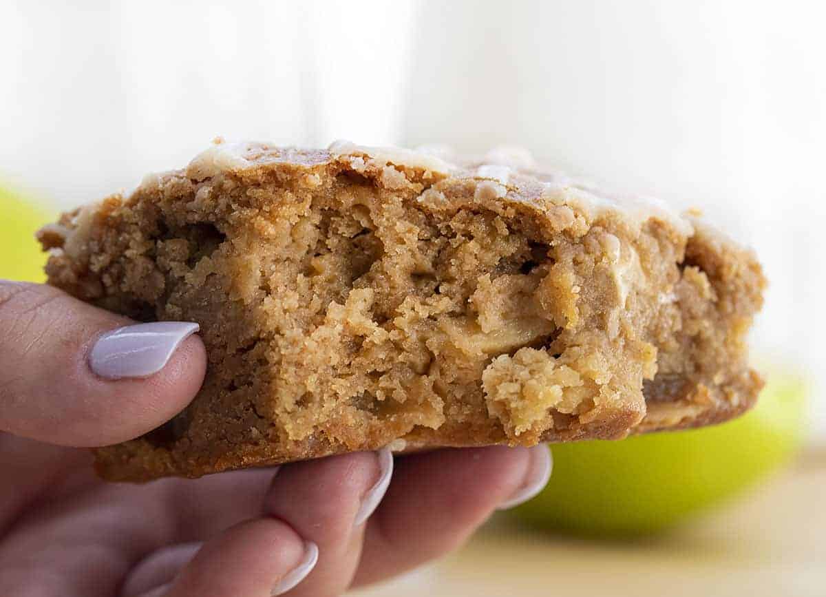 Hand Holding Apple Blondie