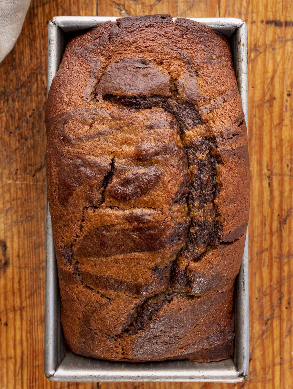 Loaf of Pumpkin Chocolate Bread