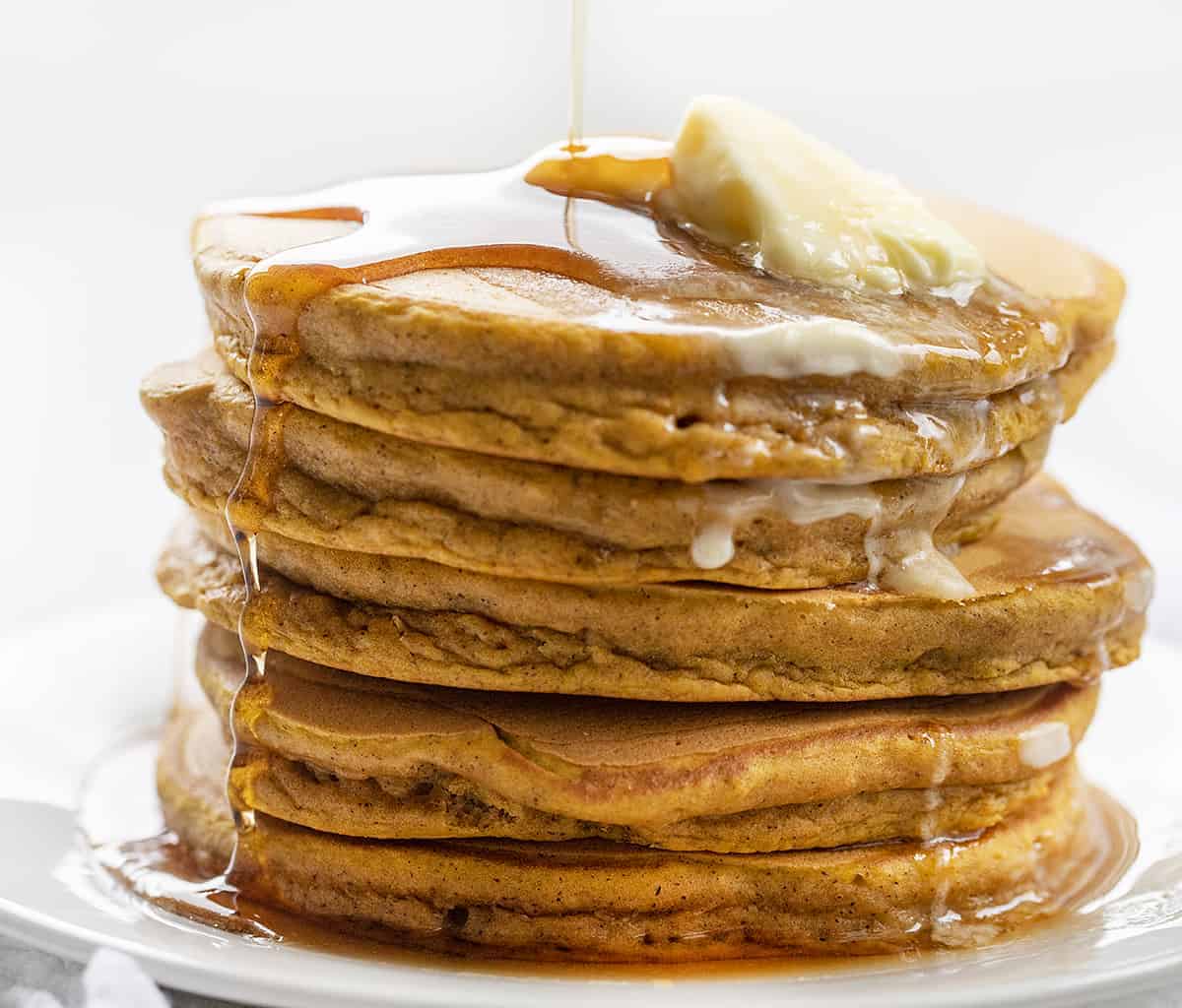 Stack of Pumpkin Pancakes 