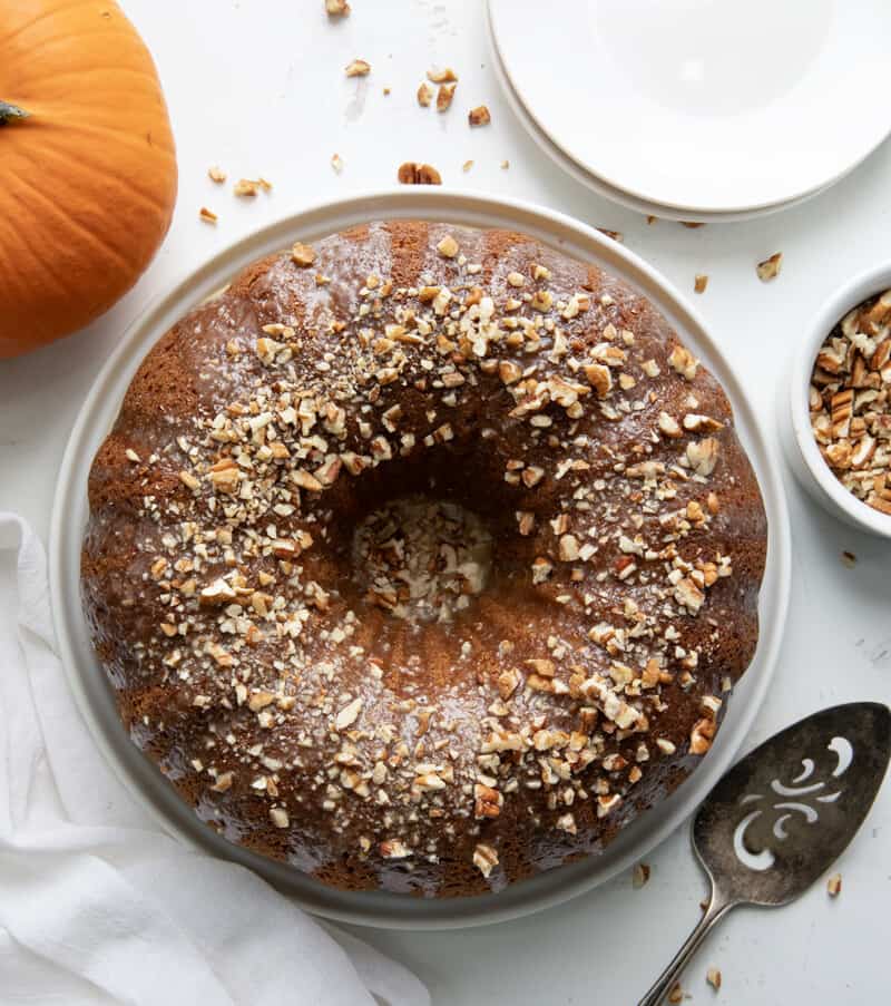 Pumpkin Spice Bundt Cake - I Am Baker