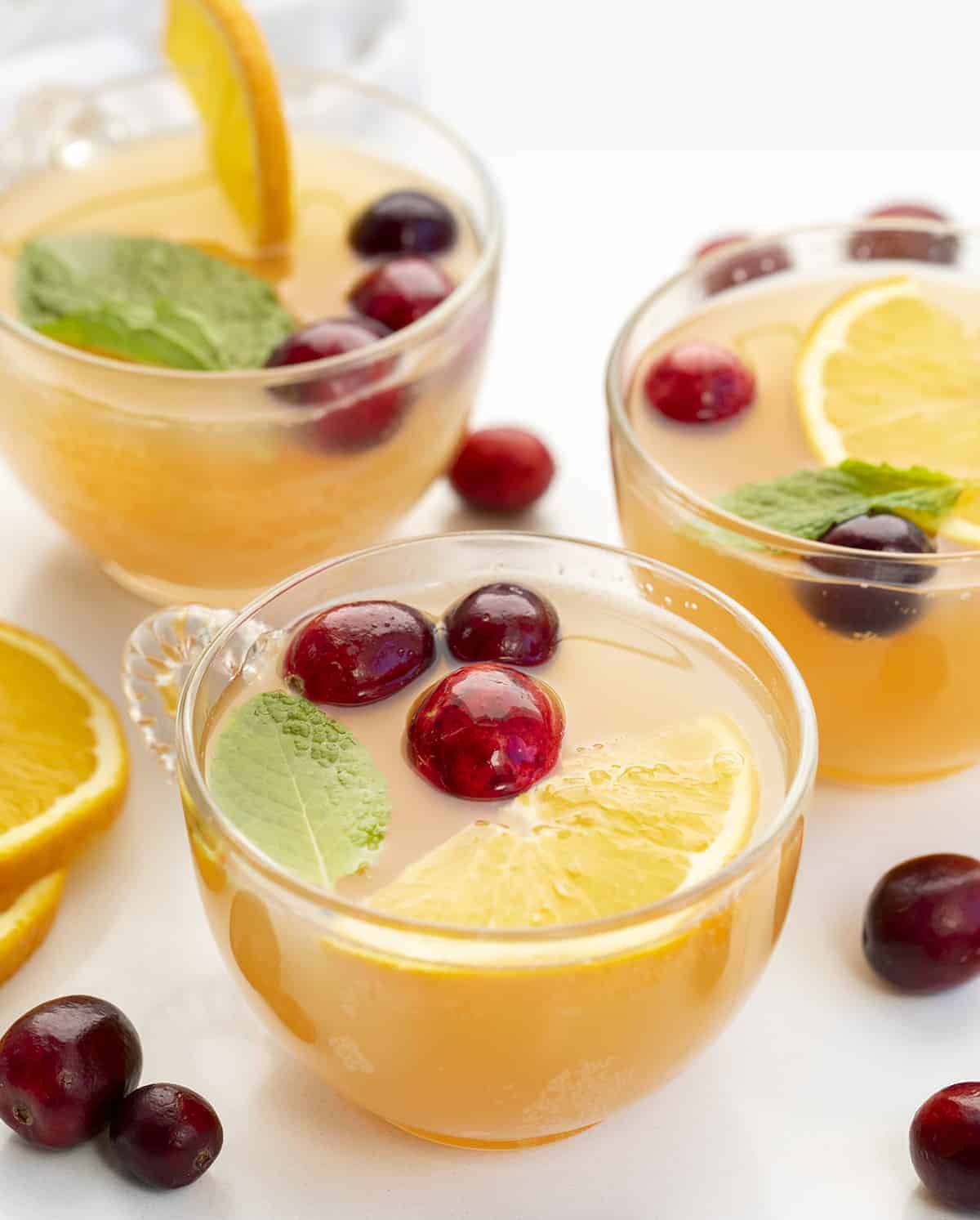 Cups of Christmas Punch
