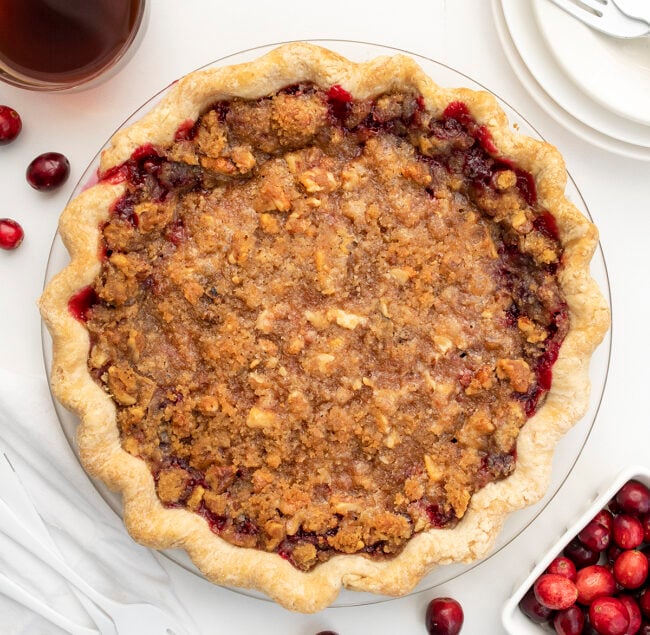 Cranberry Pie - i am baker