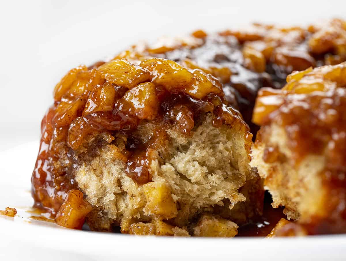 Inside Texture of Banana Monkey Bread. Breakfast, Monkey Bread, Baking, Breakfast Bread, Morning, Breakfast Recipes, Monkey Bread with Bananas, Bananas Foster Monkey Bread, Bread Bombs, i am baker, iambaker