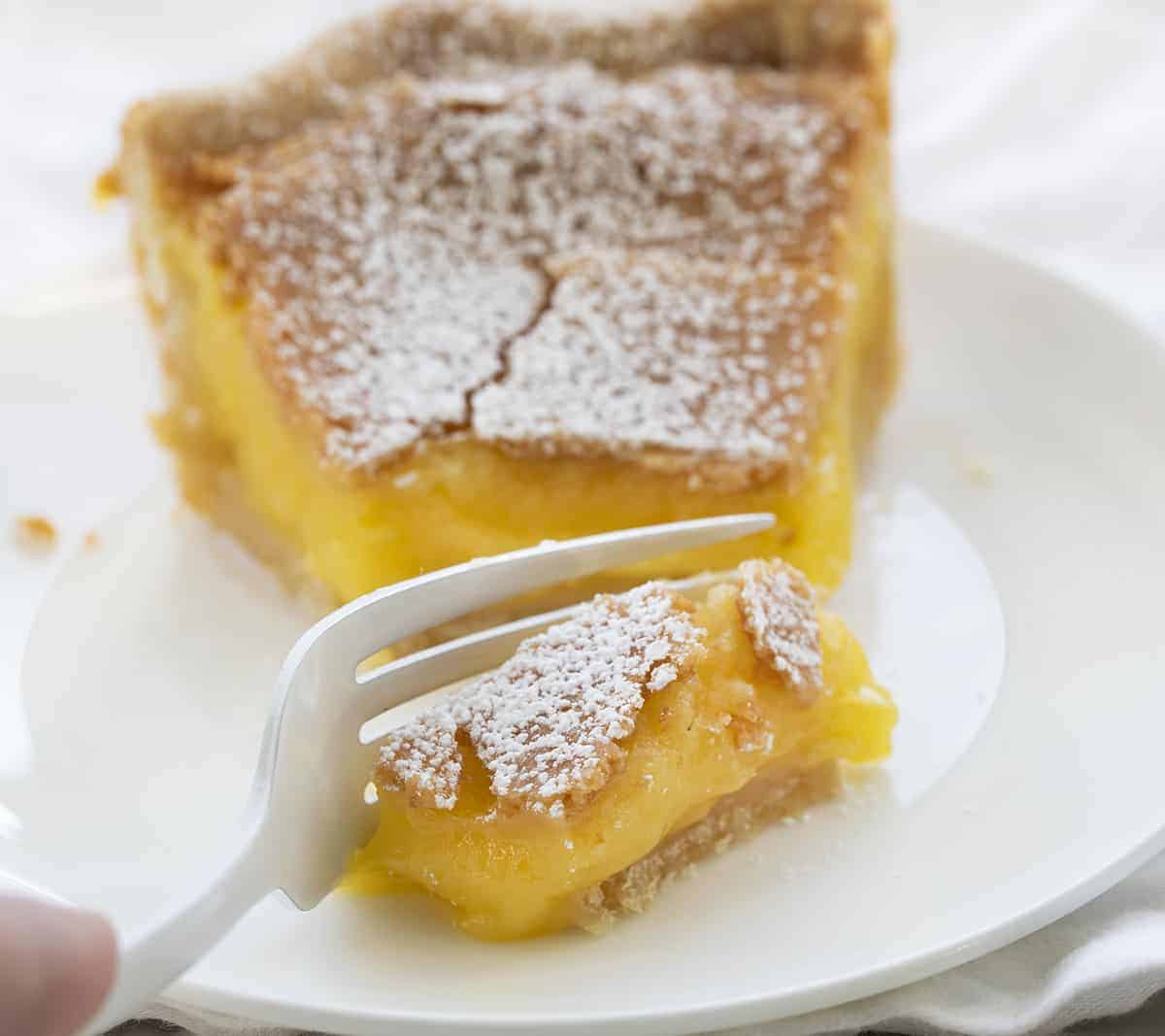 Fork Taking a Bite of Chess Pie 