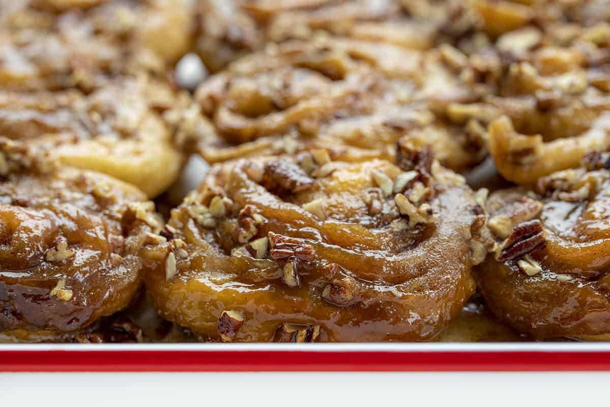 Sticky Buns on a Platter Right Out of the Oven