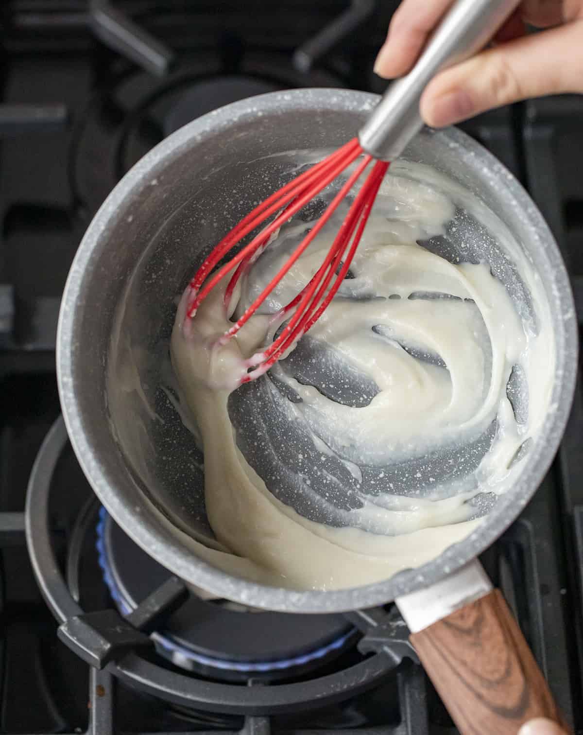 Making Tangzhong for Japanese Milk Bread Rolls