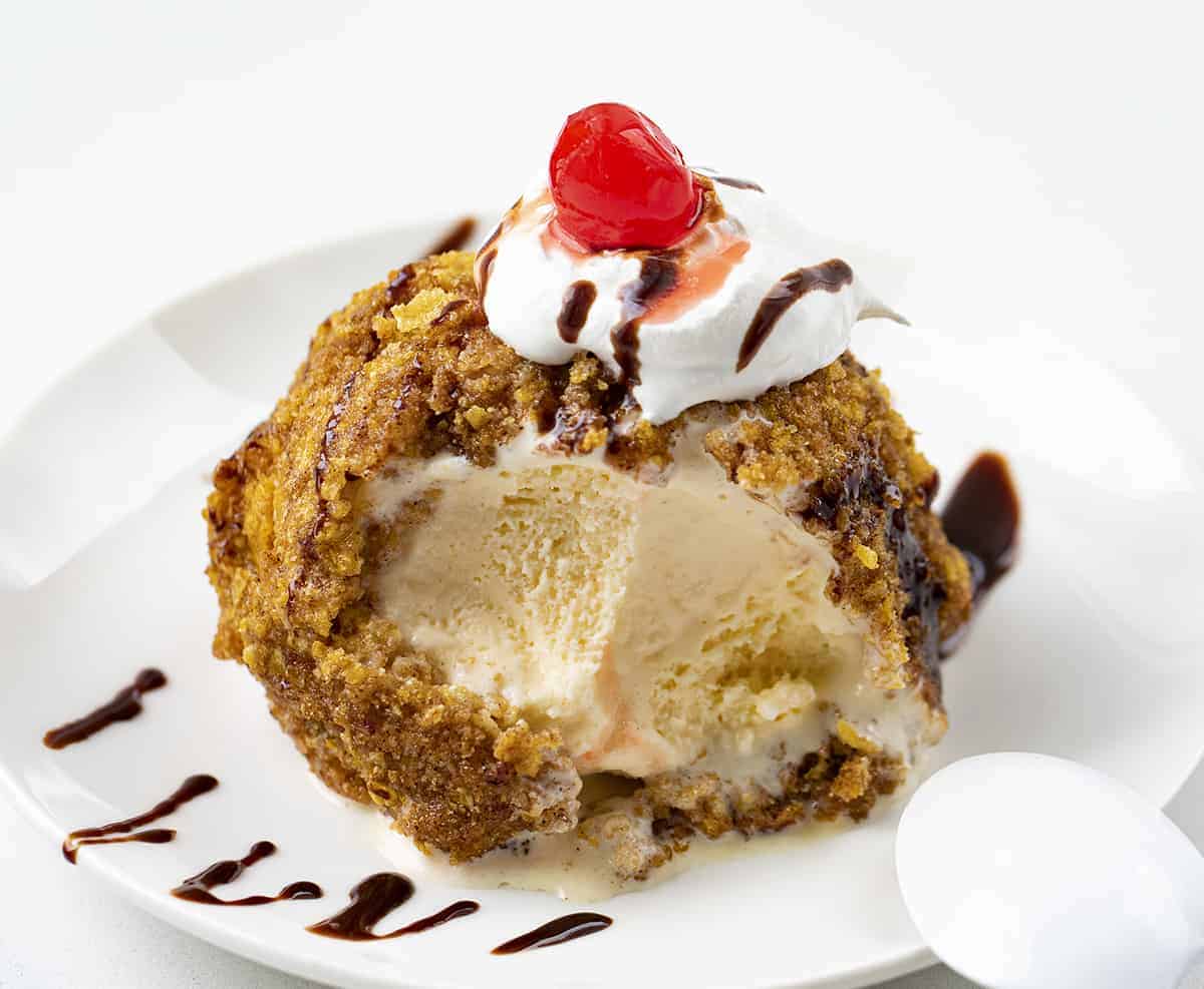 Fried Ice Cream i am baker