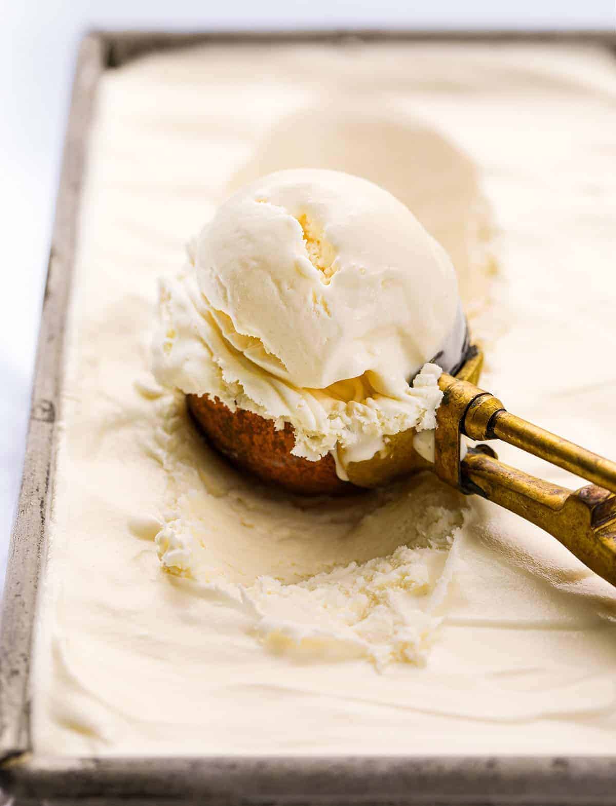 No Churn Vanilla Ice Cream Recipe (3 Ingredients!) - Dinner, then