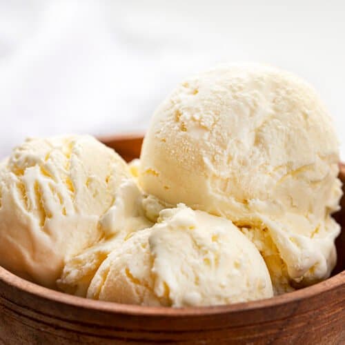 Best Ever No Churn Vanilla Ice Cream - The Busy Baker