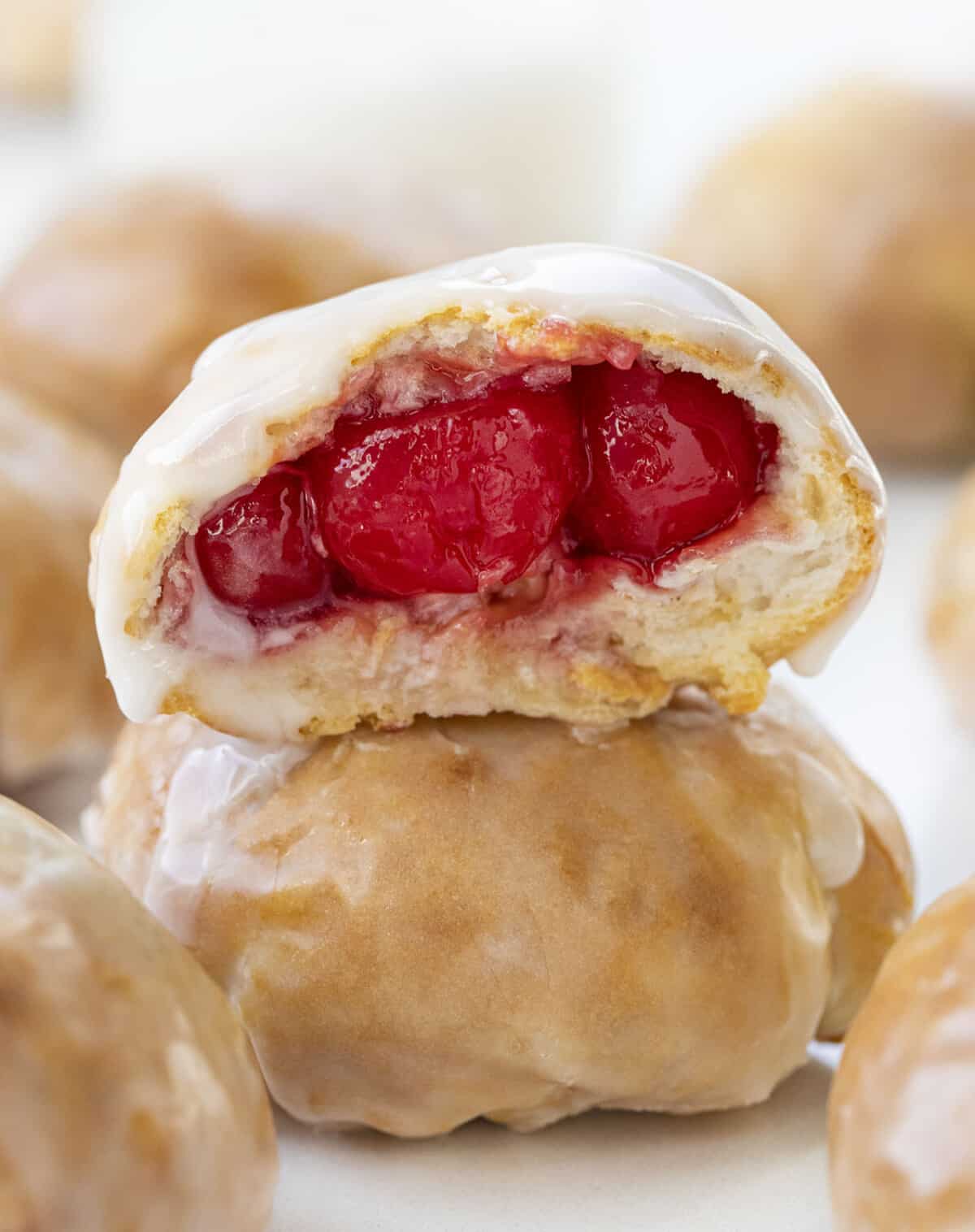 Inside of Cherry Pie Bomb and Stacked on top of another cherry pie bomb