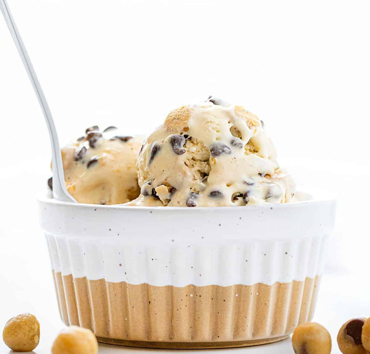 BEST Cookie Dough Ice Cream {No-Churn} - Celebrating Sweets