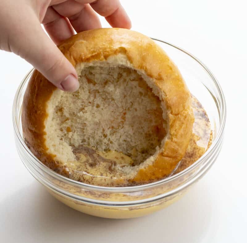 Air Fryer French Toast Bread Bowl i am baker