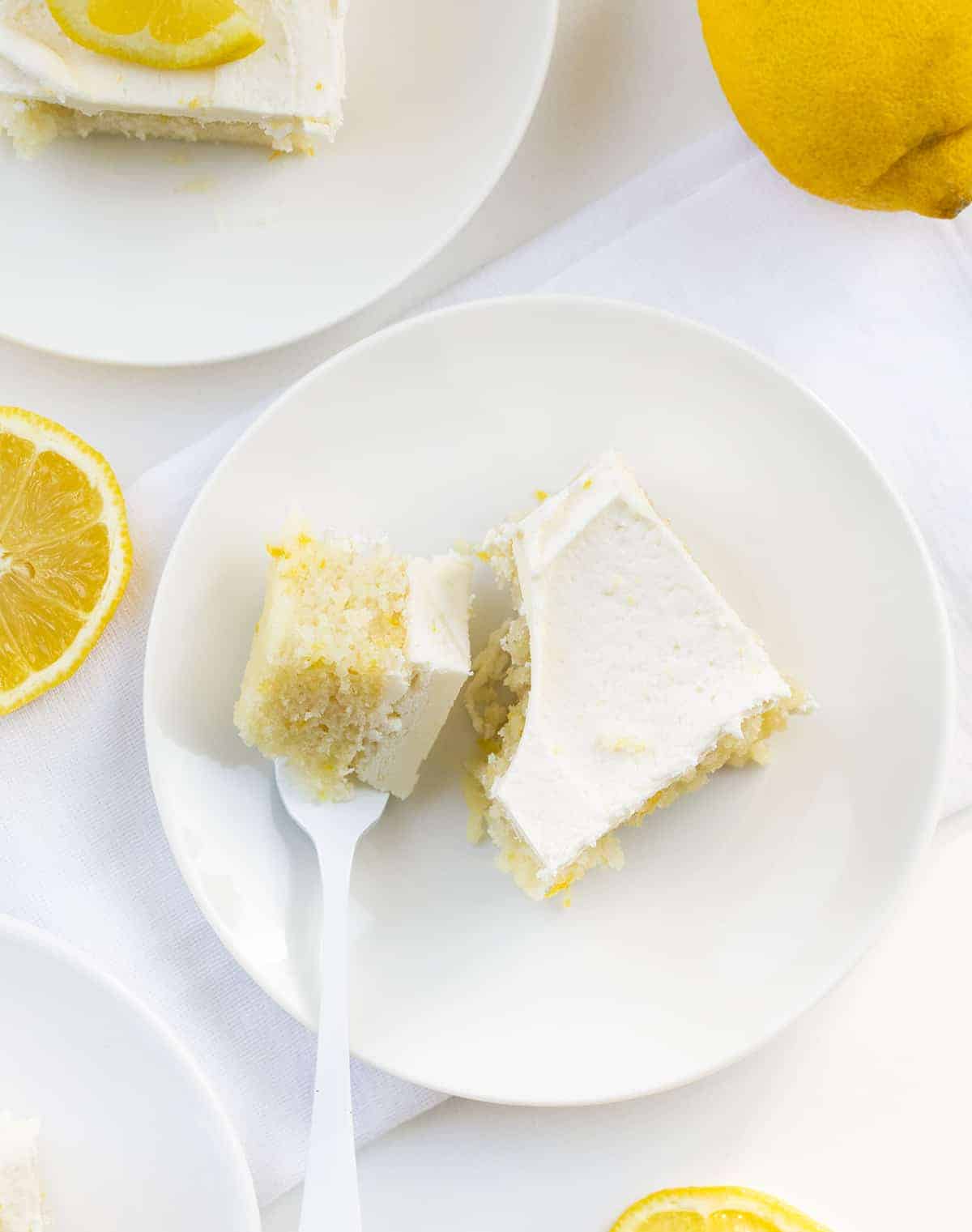 Lemon Crazy Cake - i am baker