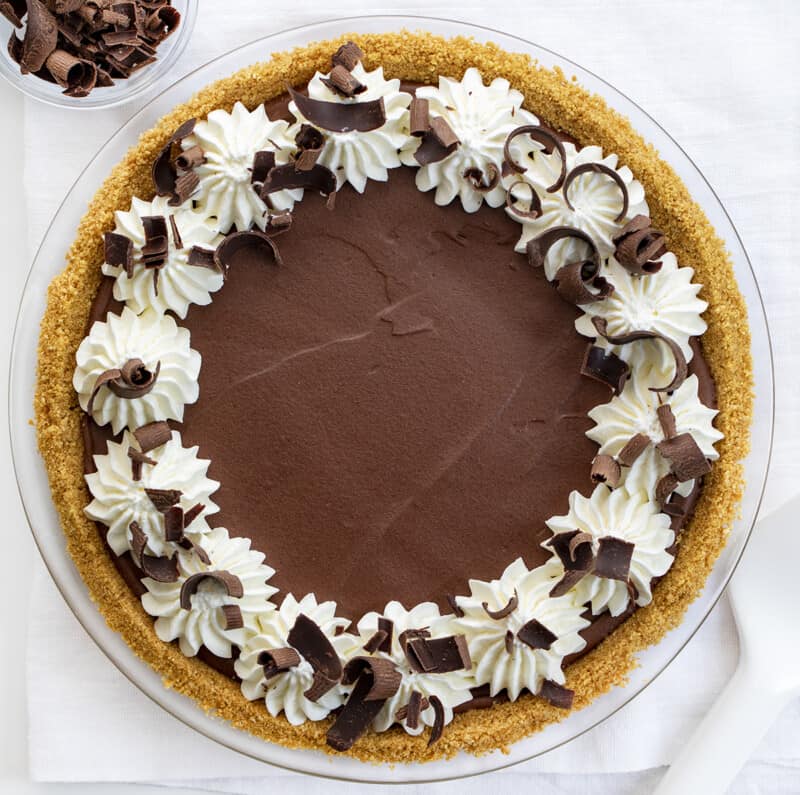 Chocolate Icebox Pie i am baker