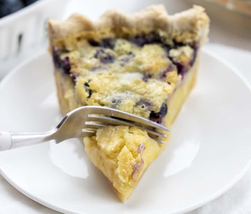 Blueberry Buttermilk Pie i am baker