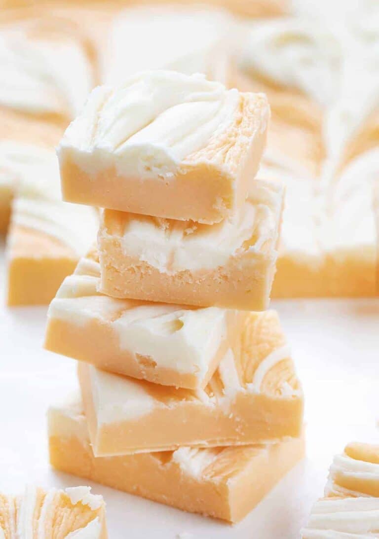 Orange Creamsicle Fudge i am baker