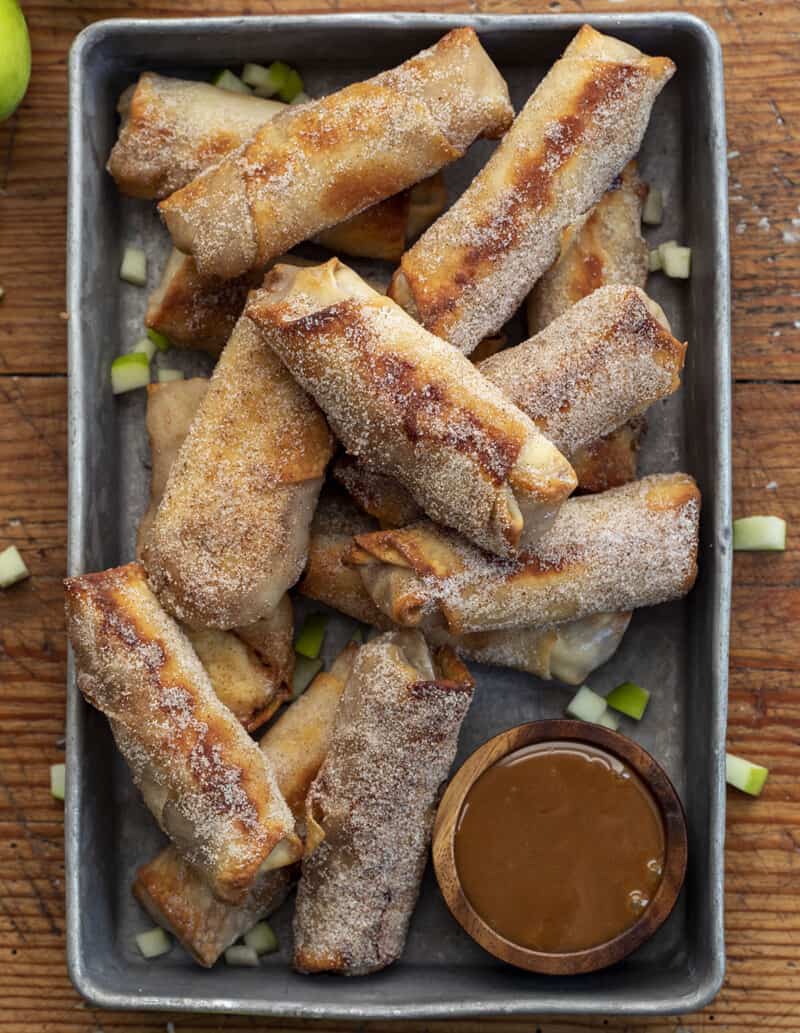 Apple Pie Egg Rolls i am baker