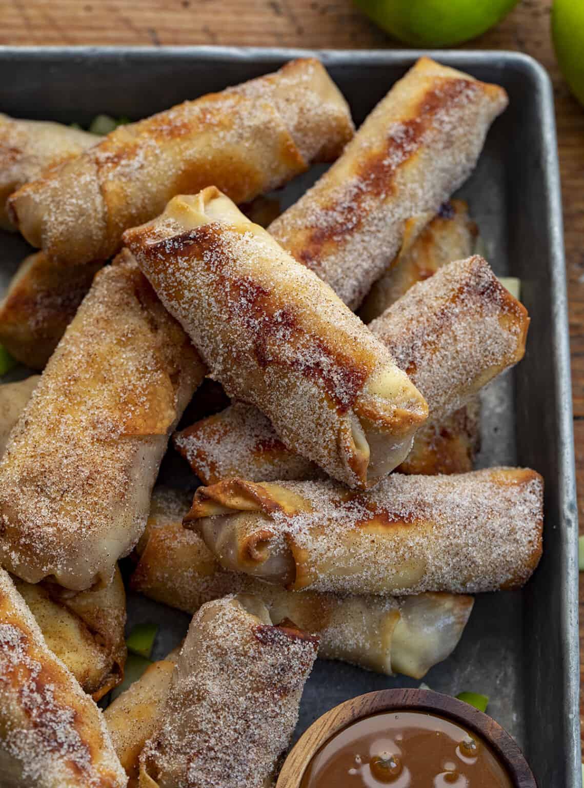 Apple Pie Egg Rolls i am baker