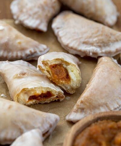 Pumpkin Cream Cheese Hand Pies - i am baker