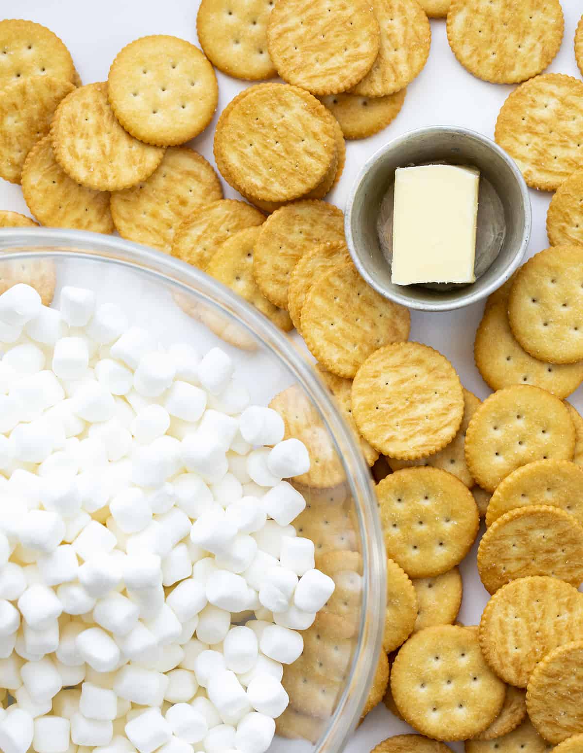 No-Bake Rolo Ritz Marshmallow Treats