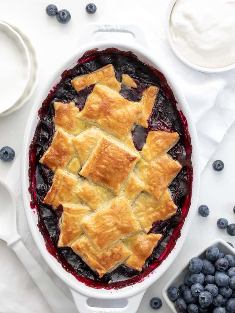 Blueberry Puff Pastry Bake I Am Baker