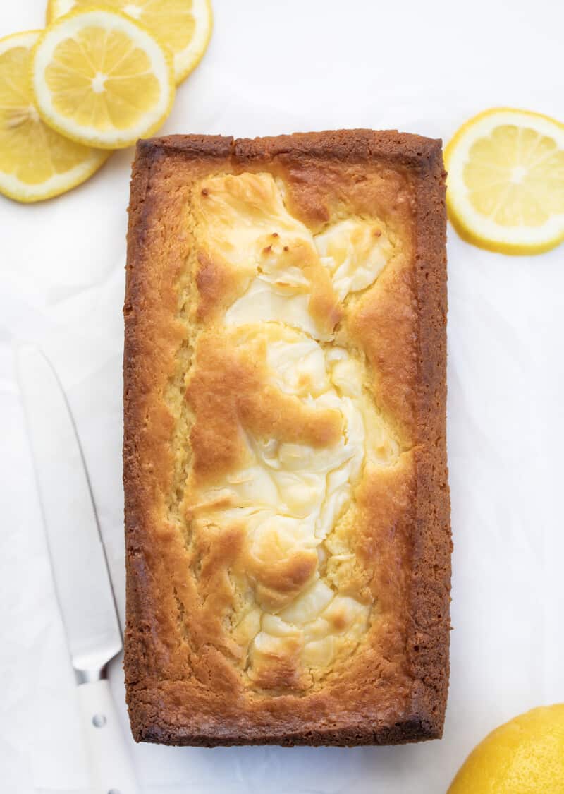 Lemon Cream Cheese Loaf - i am baker