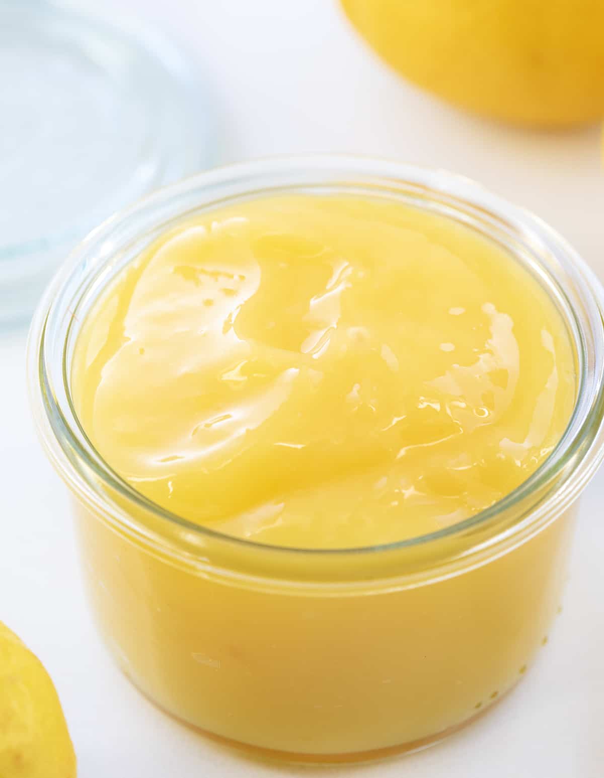 Jar of Fresh Lemon Curd.