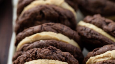 Black Cocoa Peanut Sandwich Cookies — The Boy Who Bakes