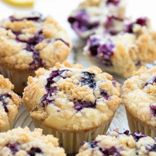 Blueberry Cream Cheese Muffins - i am baker