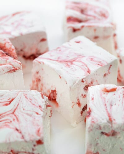 Strawberry Marshmallows - i am baker
