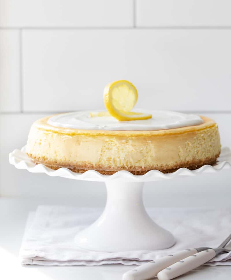 Lemon Cheesecake i am baker