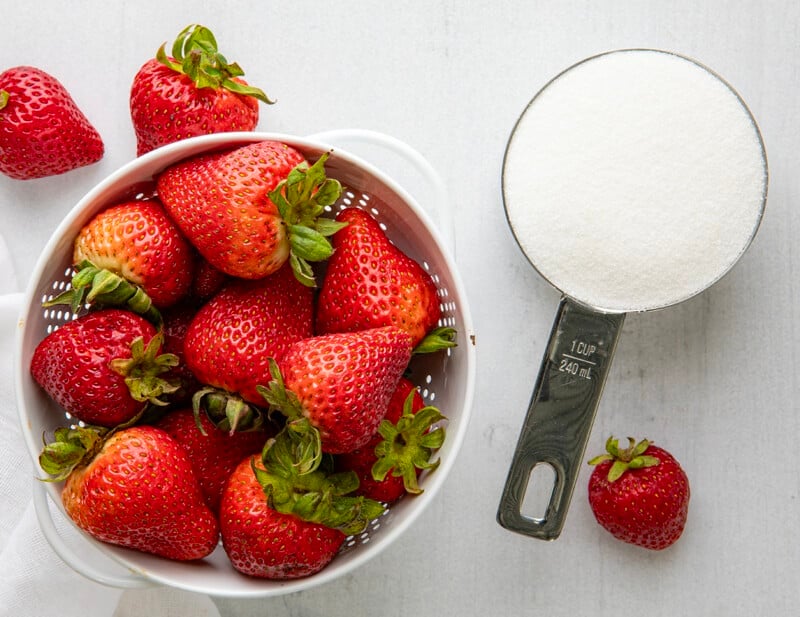 Strawberry Simple Syrup i am baker