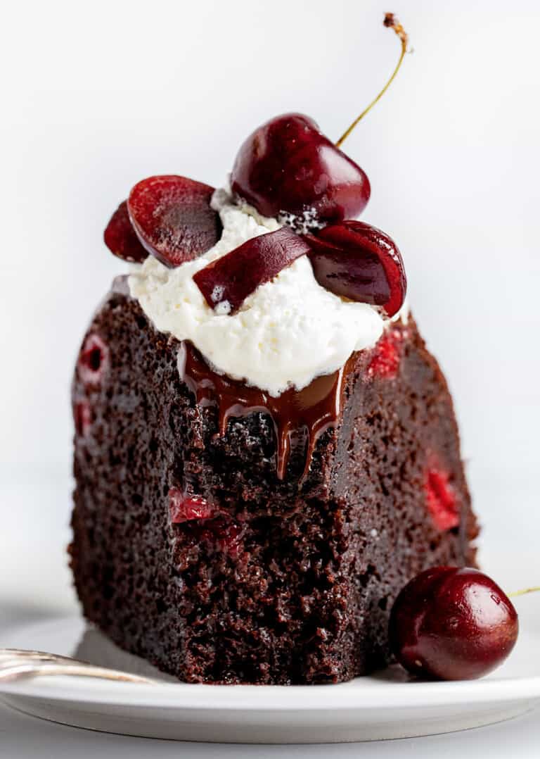 Black Forest Bundt Cake - I Am Baker