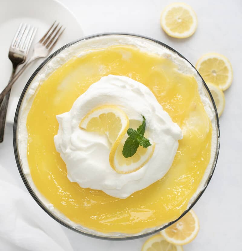 Lemon Cream Trifle - i am baker