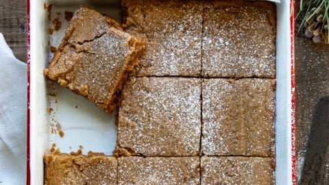 Gingerbread Brownies - i am baker