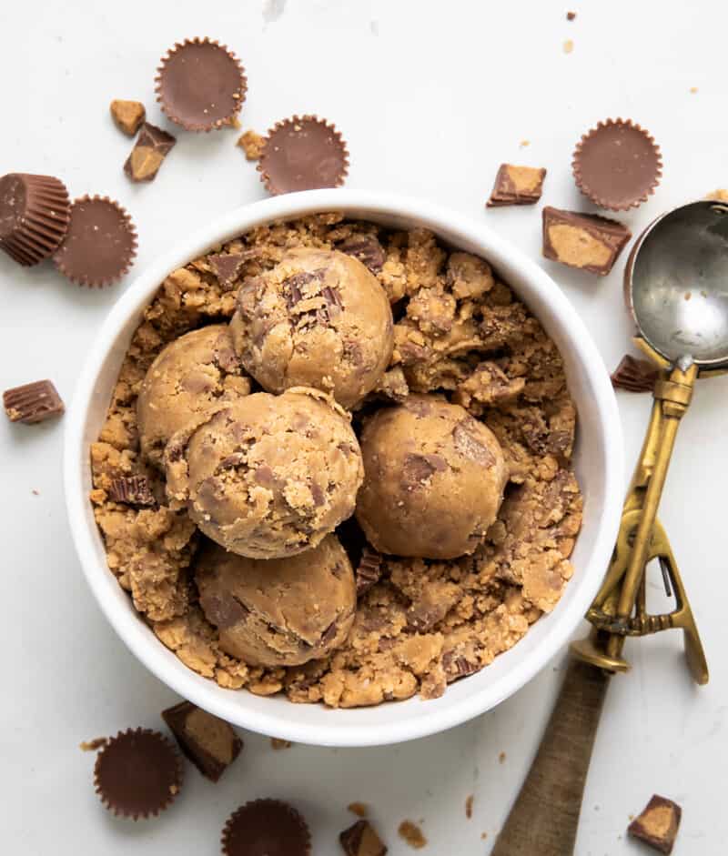 Edible Peanut Butter Cookie Dough i am baker