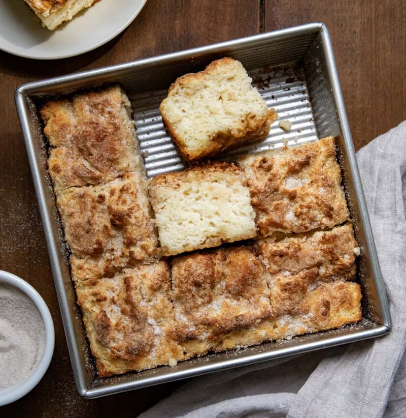 Cinnamon Sugar Butter Swim Biscuits i am baker