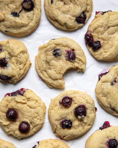 Lemon Blueberry Cookies - i am baker