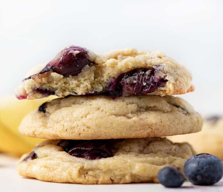 Lemon Blueberry Cookies - i am baker