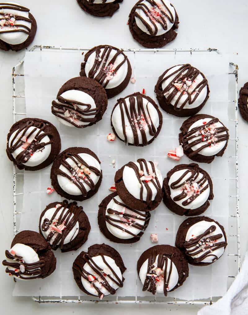 Peppermint Hot Chocolate Cookies I Am Baker