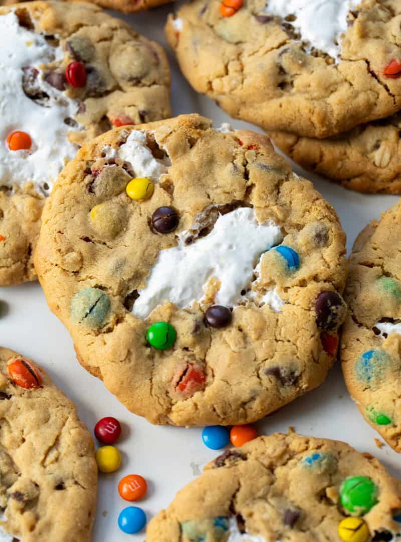 Marshmallow Monster Cookies - i am baker