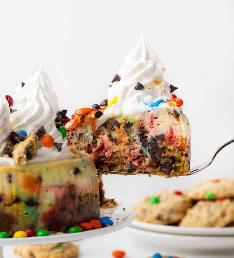 Monster Cookie Cheesecake - i am baker