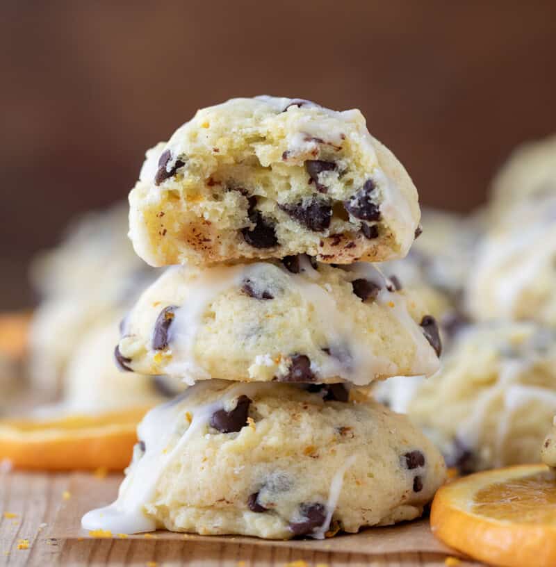 Orange Chocolate Chip Ricotta Cookies - i am baker