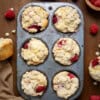 Raspberry White Chocolate Chip Muffins - i am baker
