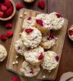 Raspberry White Chocolate Chip Muffins - i am baker