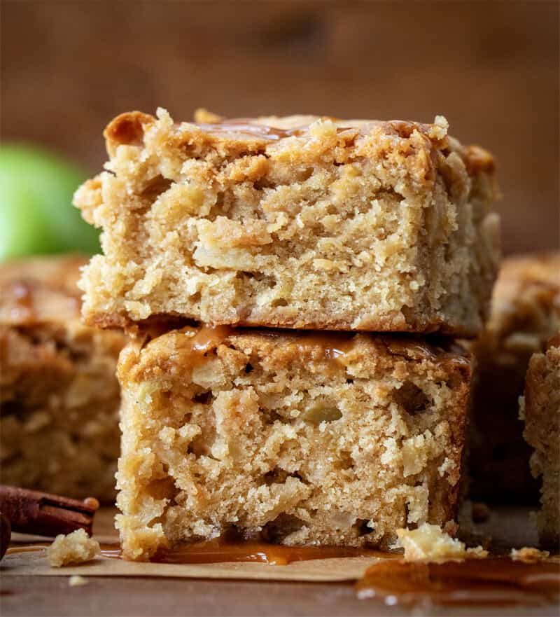 Caramel Apple Snack Cake - i am baker
