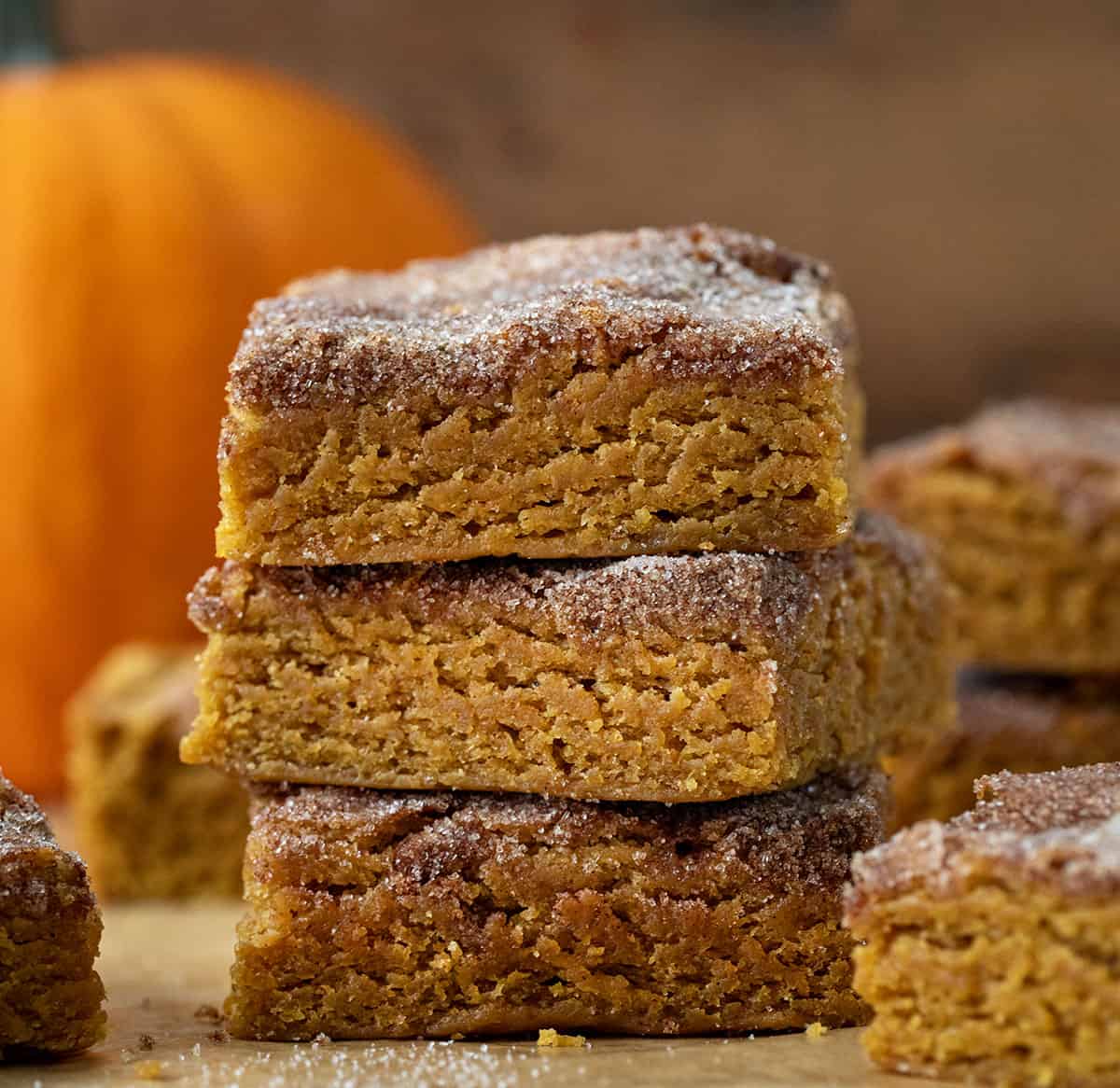 Pumpkin Snickerdoodle Brownies