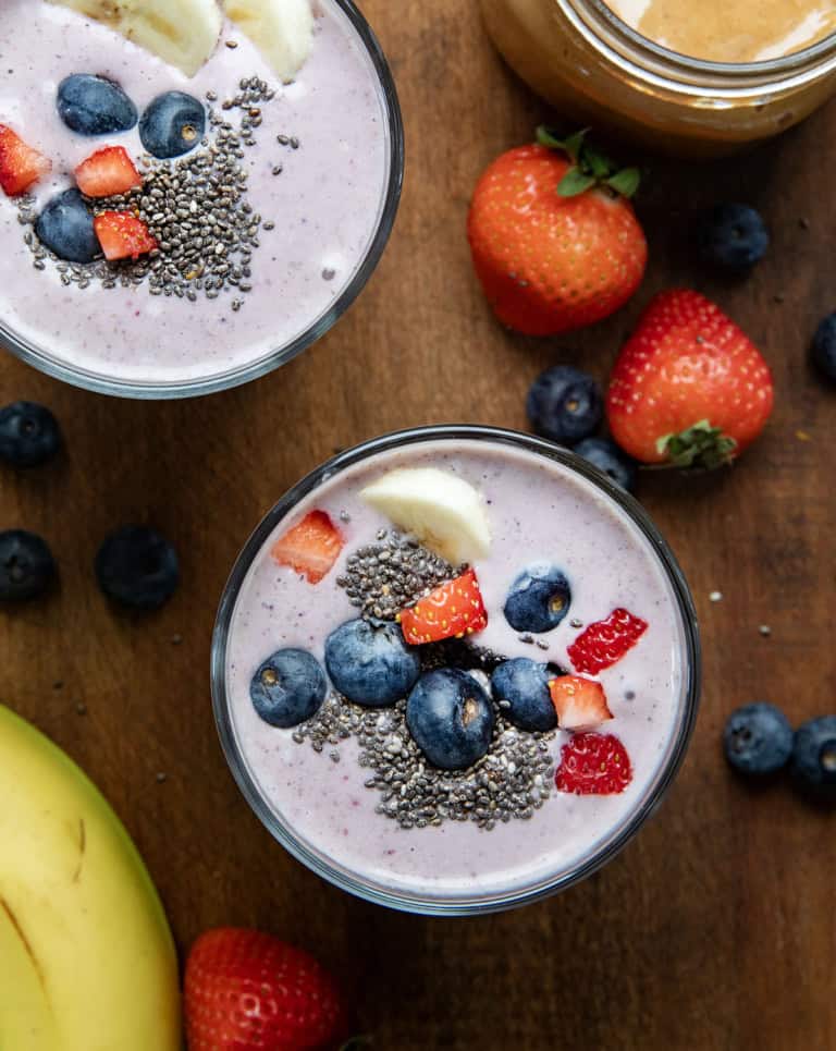 High Protein Berry Bliss Smoothie - i am baker
